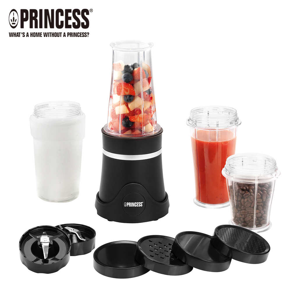 【荷蘭公主 PRINCESS】隨行冰鎮果汁機 亦可當磨豆機 研磨咖啡豆等乾料(212065)