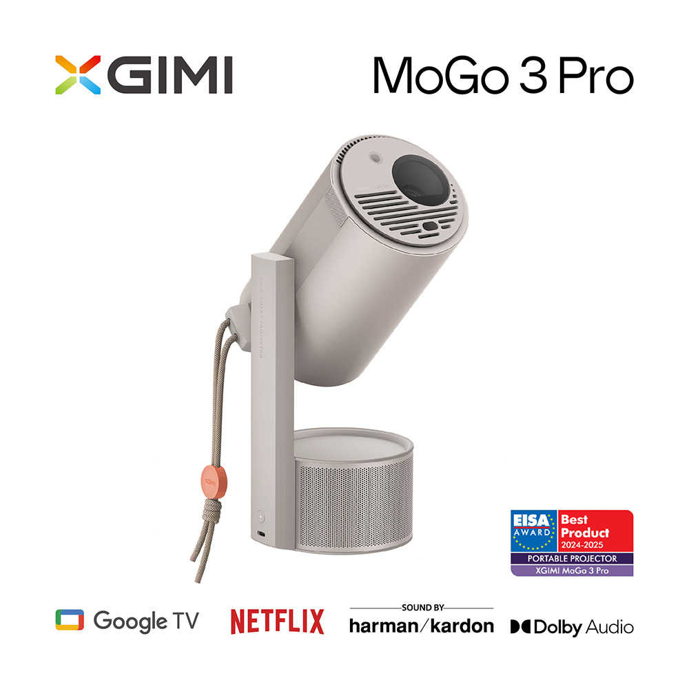 【XGIMI 極米】MoGo 3 Pro Google TV 智慧投影機 行動充電 原廠公司貨