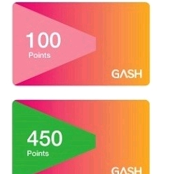GASH代購1-499均收2元，500-1000所有點數均多收1元