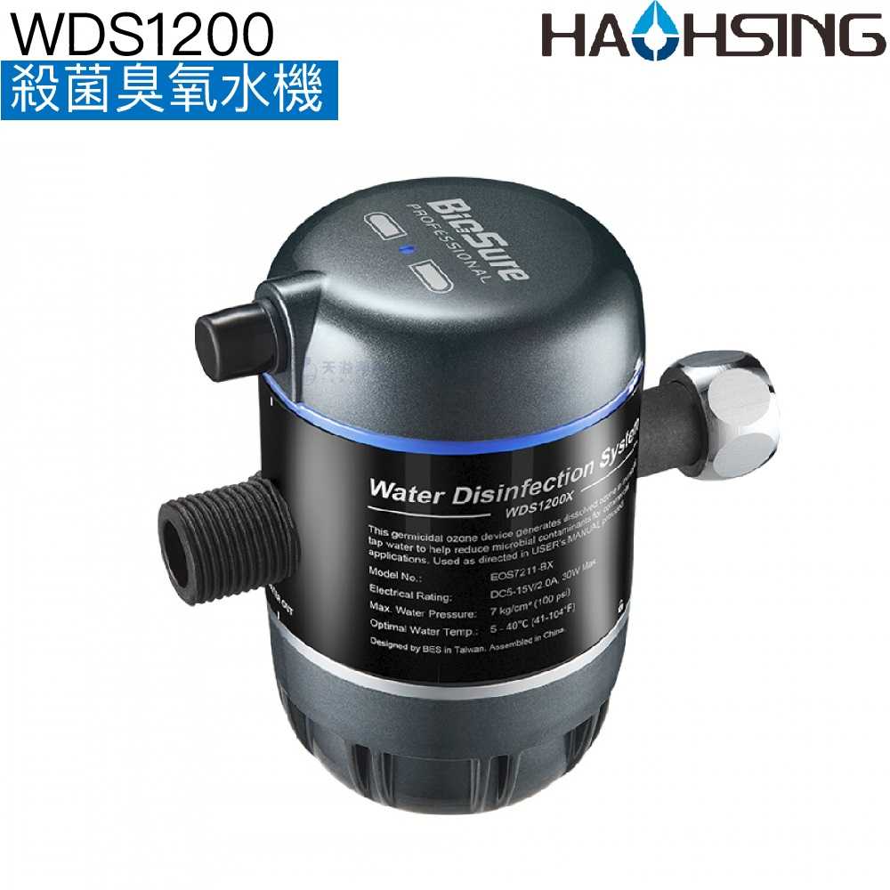 【BioSure×豪星HaoHsing】WDS1200廚下型殺菌臭氧水機【分解蔬果農藥｜99.99%殺菌率｜贈全台安裝】