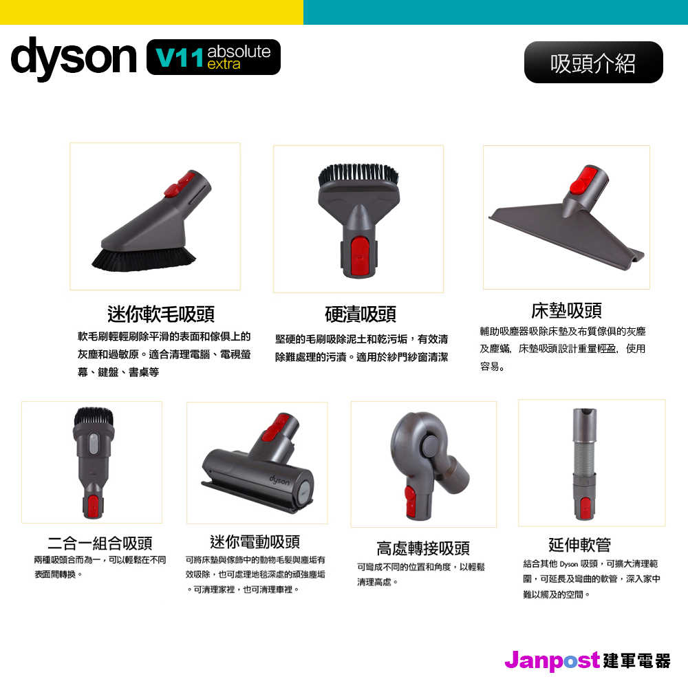 滿一萬五折800 Dyson V11 SV15 absolute extra 無線手持吸塵器 全配版 快拆電池 保固兩年