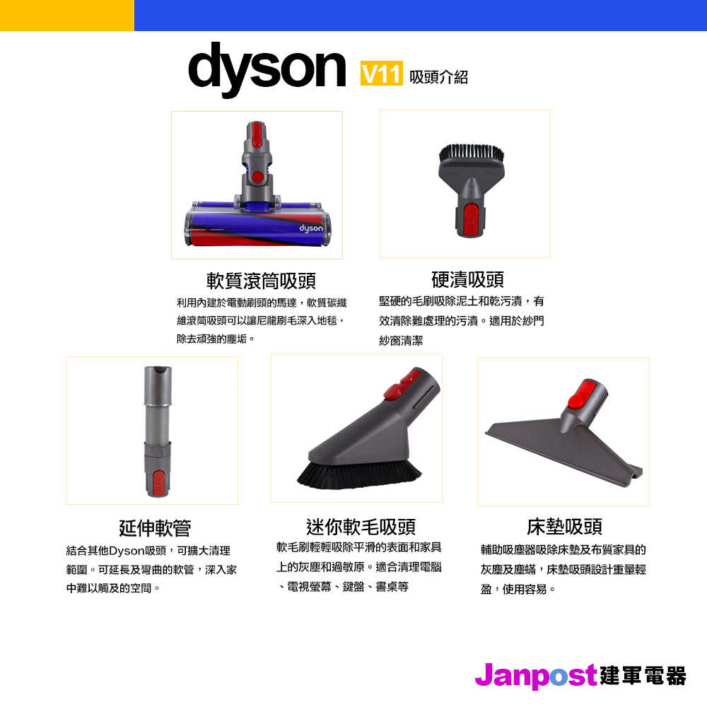 Dyson 戴森 V11 SV15 fluffy 電池快拆 無線吸塵器 LCD面板 兩年保固 建軍電器