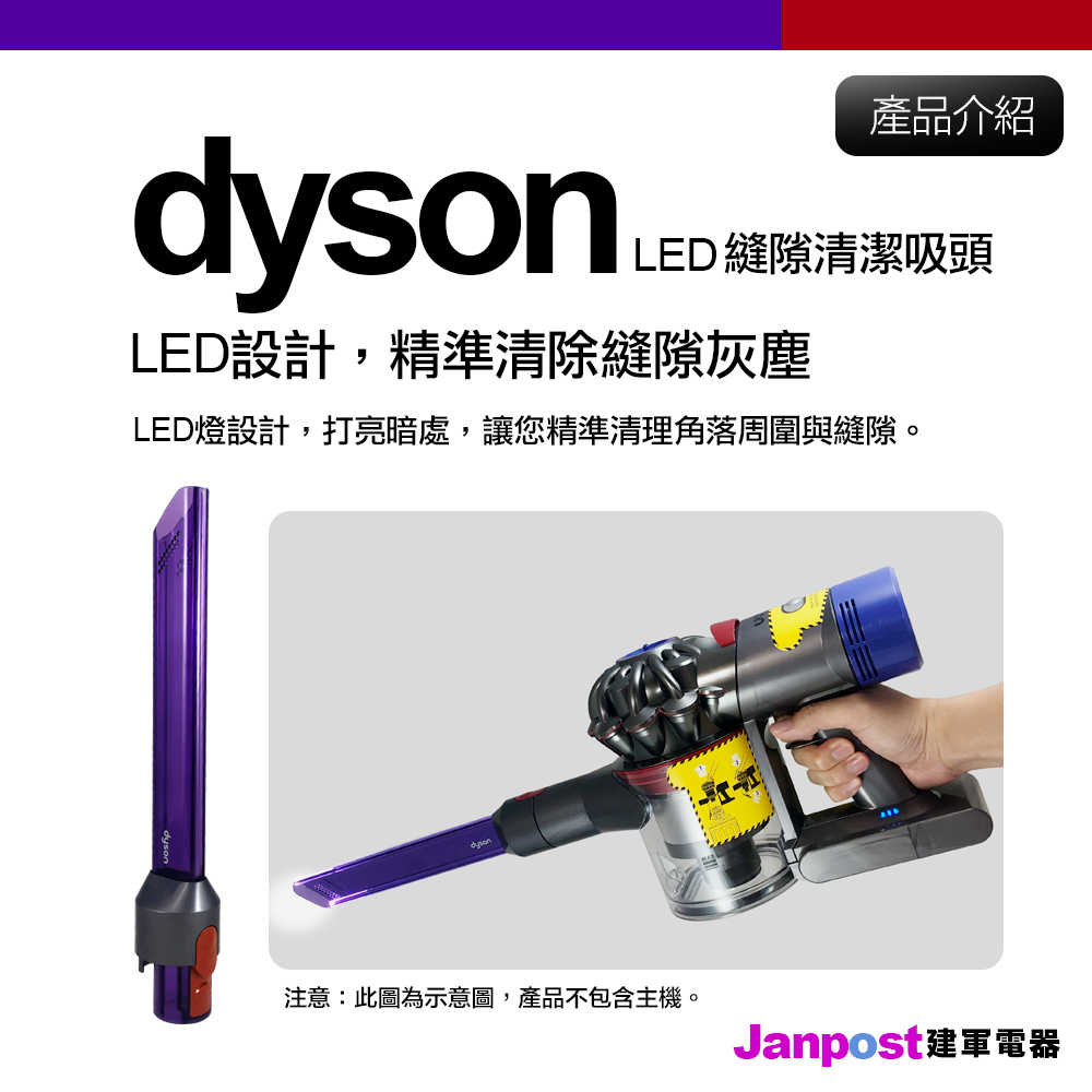 Dyson 戴森 V7 V8 V10 V11 V8 slim  LED 縫隙 吸頭