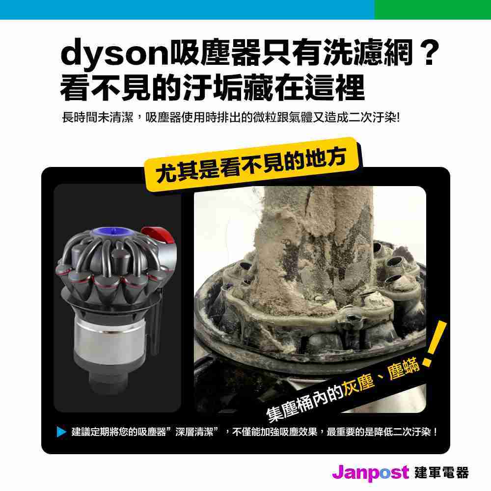 Dyson 戴森 V7 V8 SV10 SV11 系列 吸塵器 集塵桶 氣旋 濾網 專業深度清潔 清洗 保養 除臭