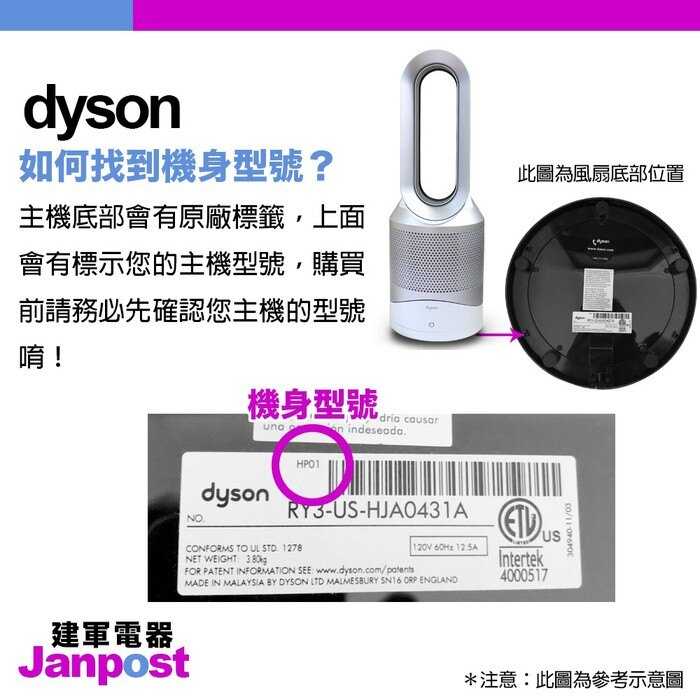 Dyson HP01 HP02現貨原廠盒裝空氣濾網(帶殼）/建軍電器- 建軍電器-線上