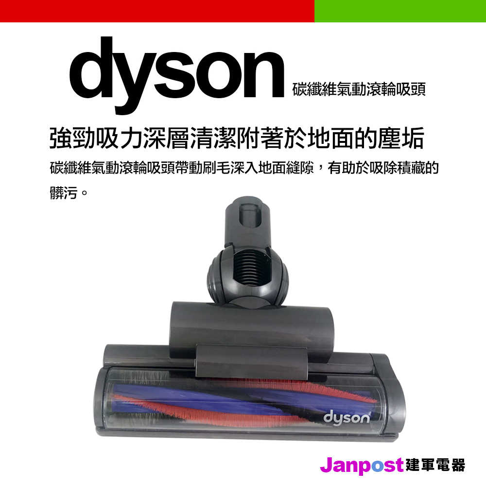 Dyson 戴森 DC63 DC48 DC26 DC36 DC38 DC52 新款氣動碳纖維吸頭 25cm 全新原廠盒裝