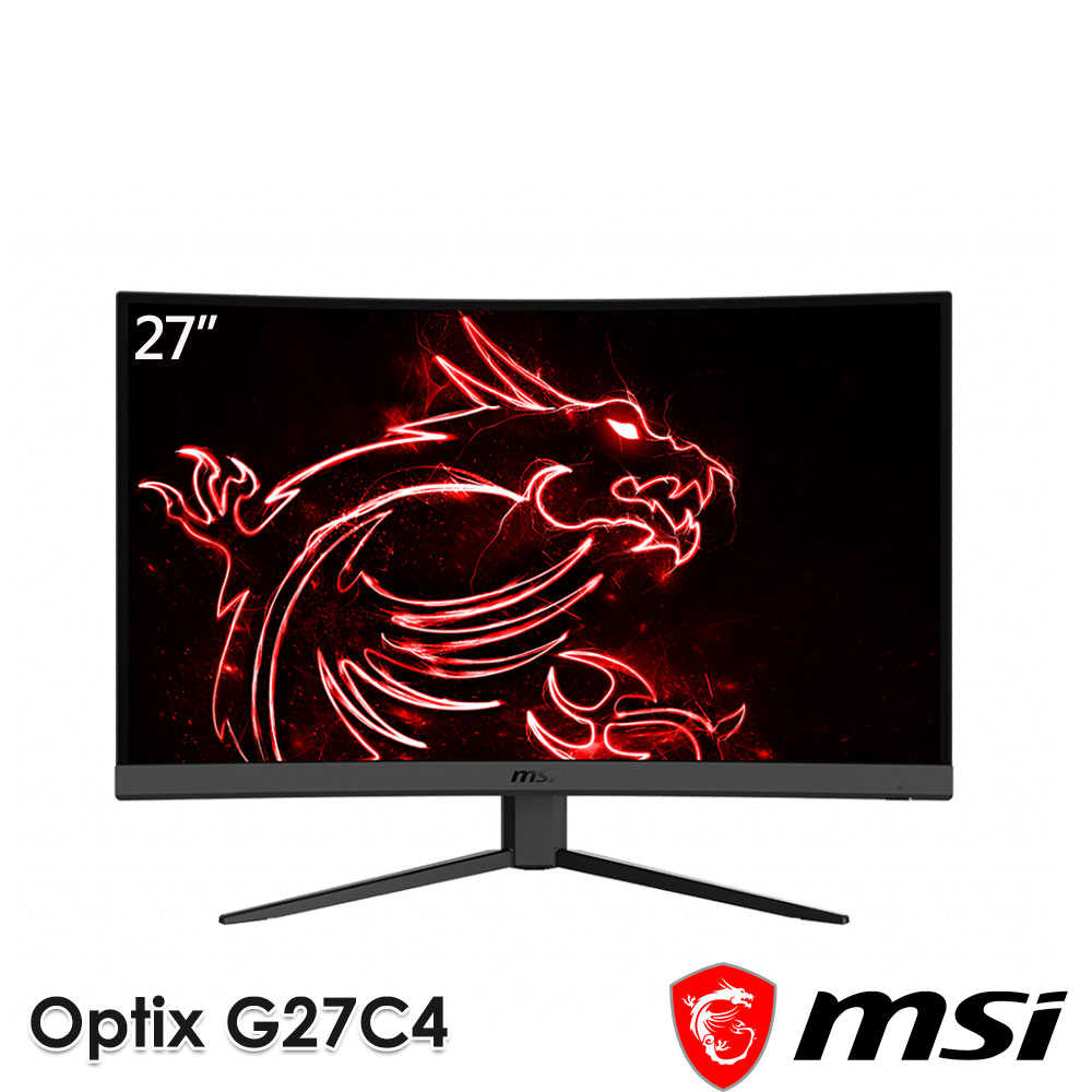 MSI微星 Optix G27C4 27吋 曲面電競螢幕