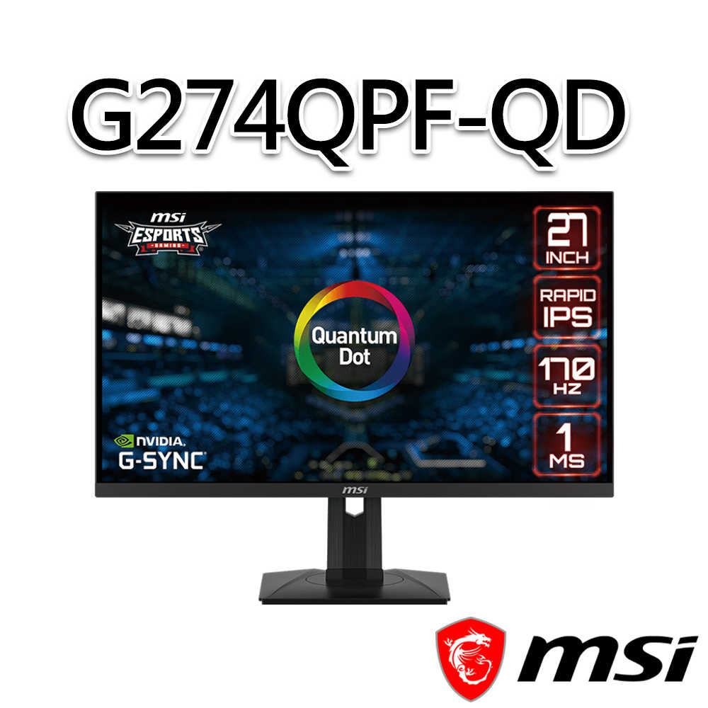 msi微星 G274QPF-QD 27吋 電競螢幕 - 由申甲科技有限公司-線上購物| 有閑購物