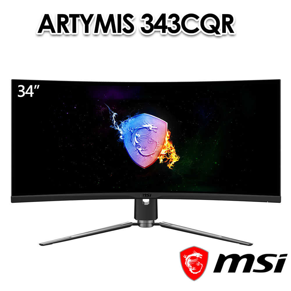 msi微星 ARTYMIS 343CQR 34吋 曲面電競螢幕