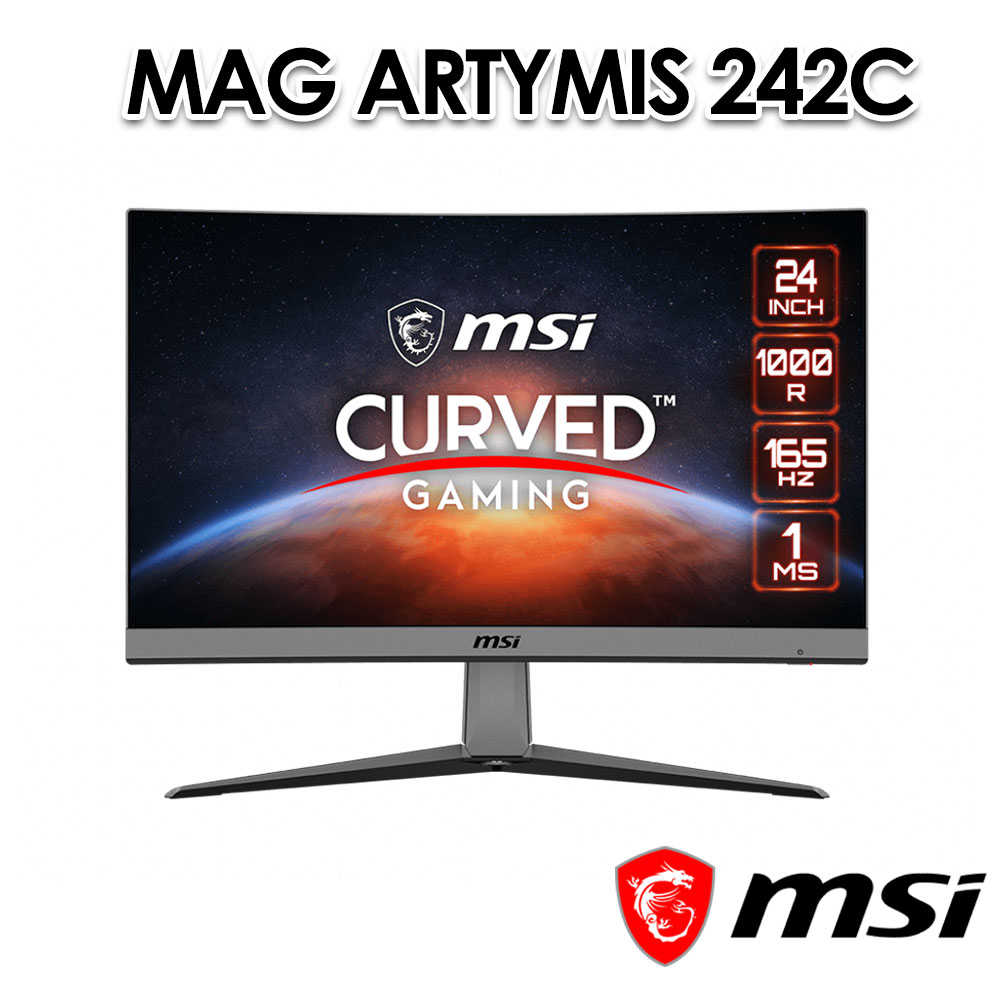 msi微星 MAG ARTYMIS 242C 23.6吋 曲面電競螢幕