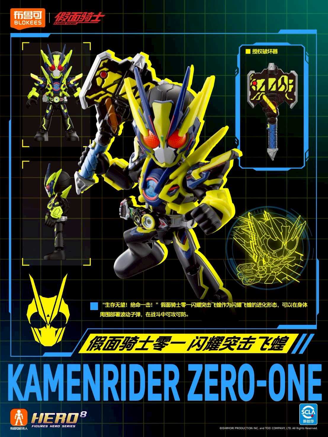 [Rud\u0027s TOY]全新現貨 布魯可 正版 假面騎士 星光版 第3彈 1中盒9小盒 飛蝗 勝利三號 獠牙 閃耀飛蝗