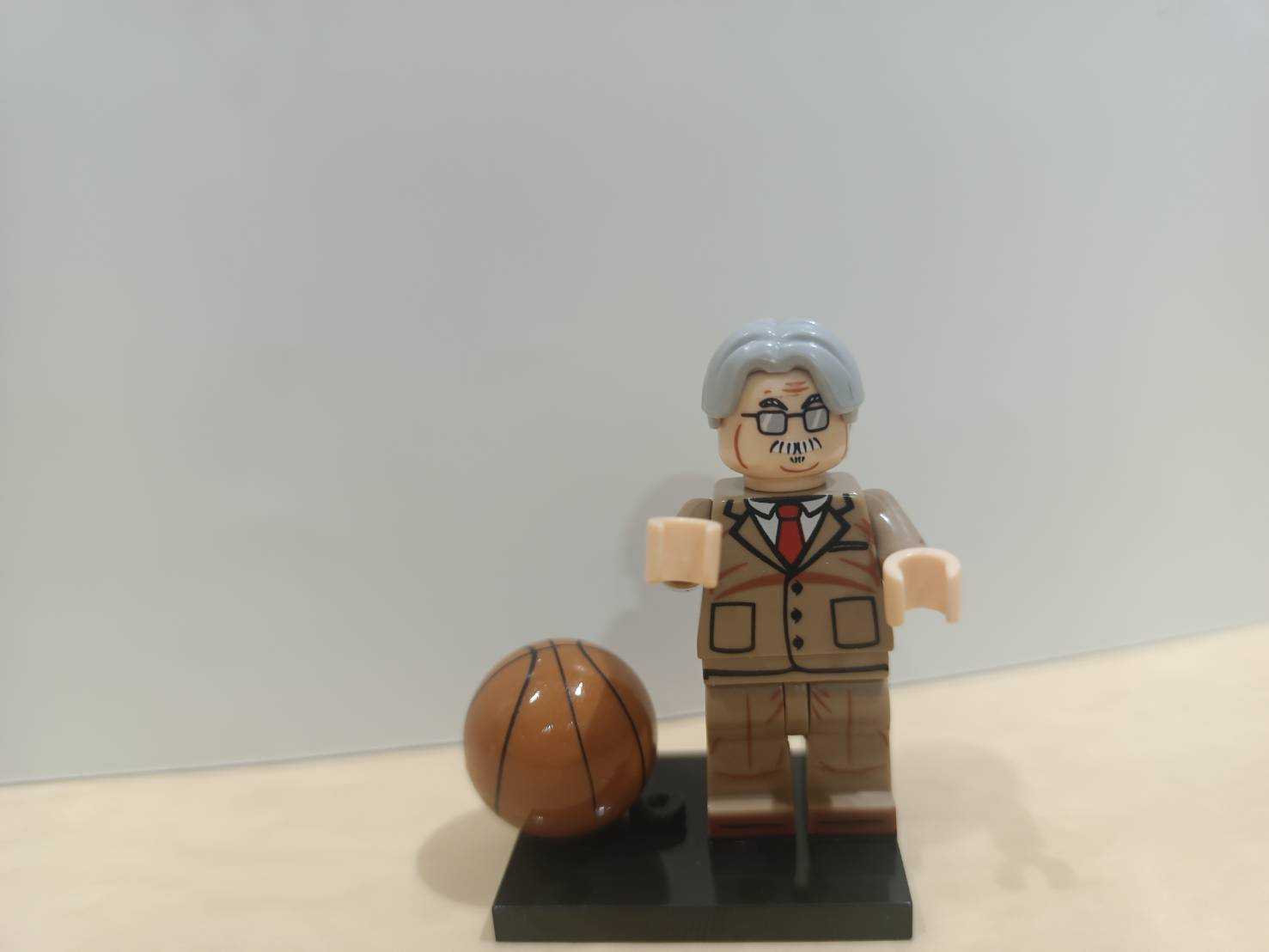 [Rud\u0027s TOY]全新現貨 MOC 積木人仔 灌籃高手 赤木 櫻木 流川 三井 宮城 安西教練 晴子