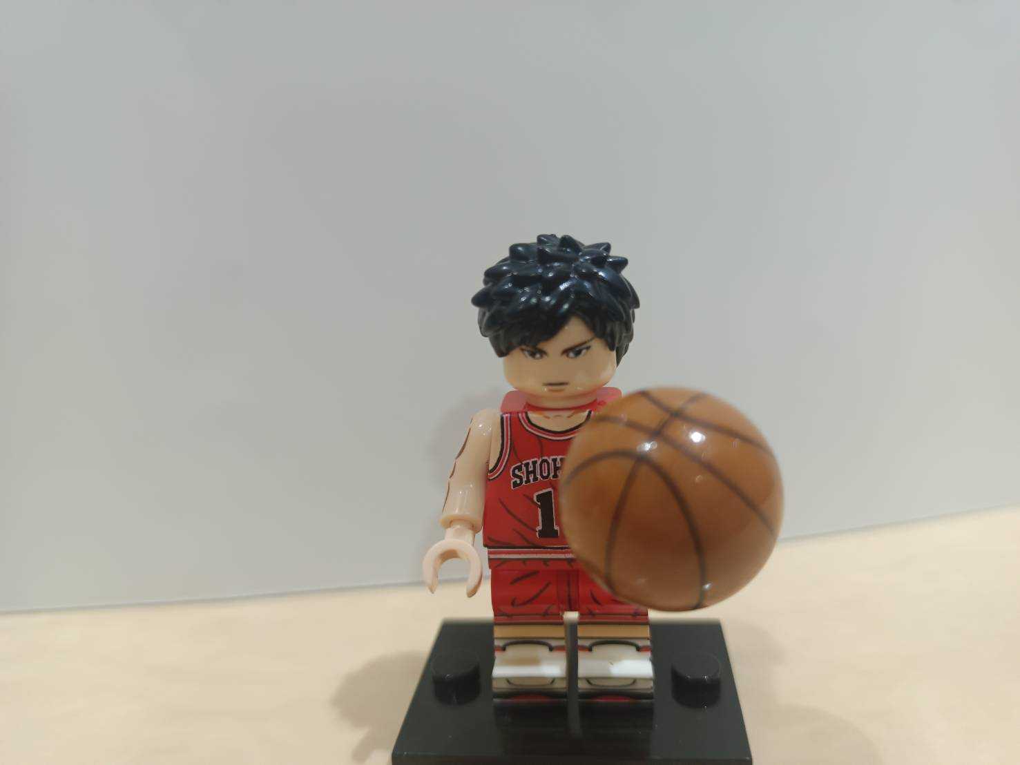 [Rud\u0027s TOY]全新現貨 MOC 積木人仔 灌籃高手 赤木 櫻木 流川 三井 宮城 安西教練 晴子