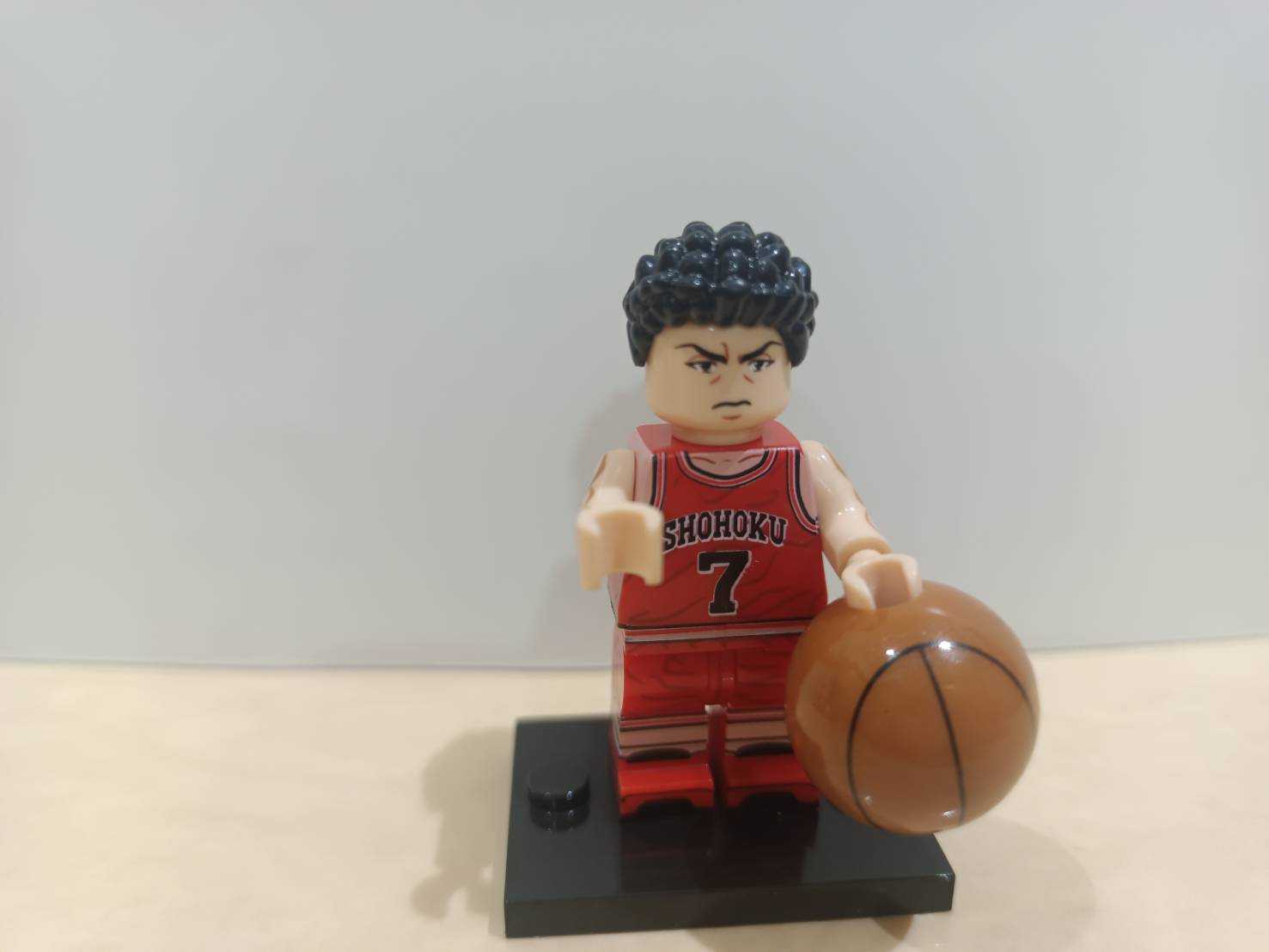 [Rud\u0027s TOY]全新現貨 MOC 積木人仔 灌籃高手 赤木 櫻木 流川 三井 宮城 安西教練 晴子