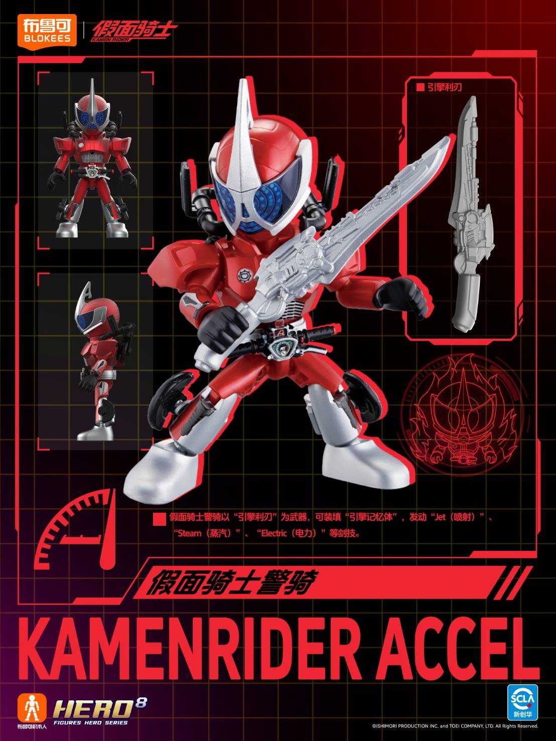 [Rud\u0027s TOY]全新現貨 布魯可 正版 假面騎士 星光版 第3彈 1中盒9小盒 飛蝗 勝利三號 獠牙 閃耀飛蝗