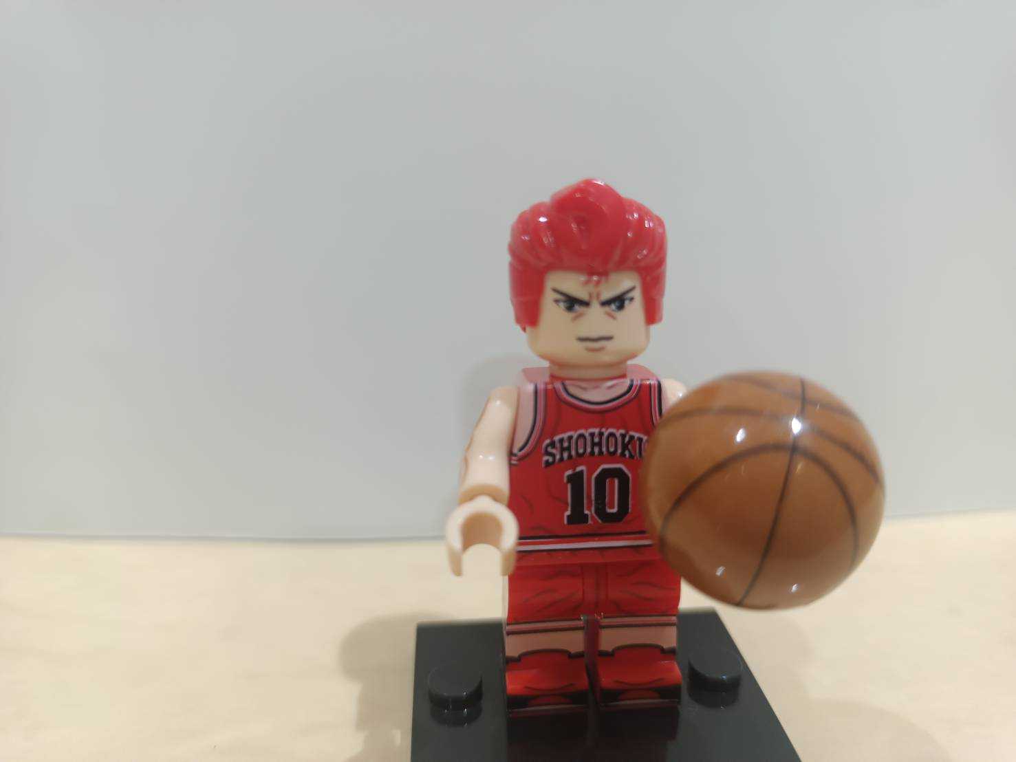 [Rud\u0027s TOY]全新現貨 MOC 積木人仔 灌籃高手 赤木 櫻木 流川 三井 宮城 安西教練 晴子