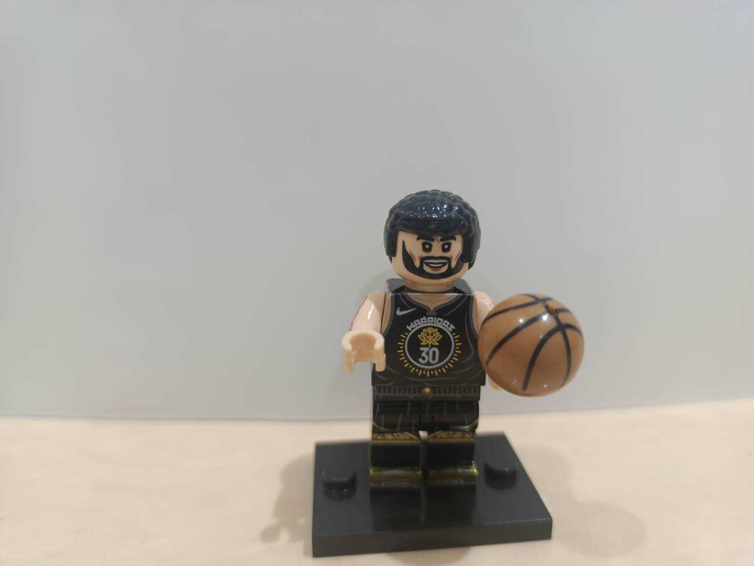 [Rud\u0027s TOY]全新現貨 MOC 積木人仔 NBA LBJ 咖哩 喬丹 布魯可 歐尼爾柯比 哈登 杜蘭特 字母哥