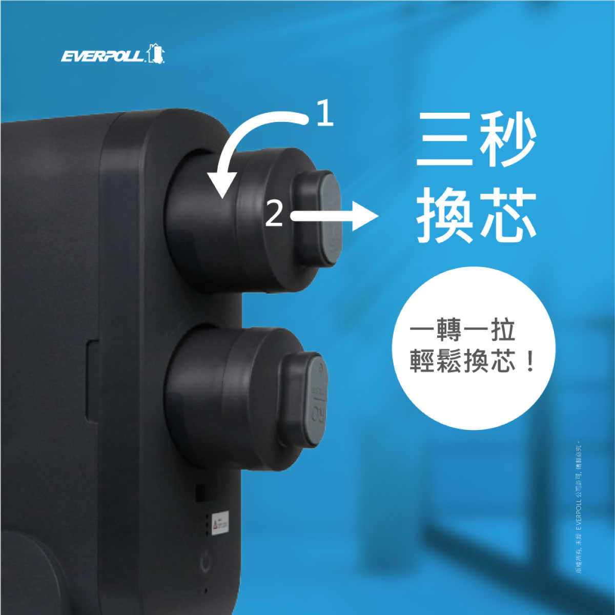 【EVERPOLL】 RO-800RO 逆滲透濾芯 RO-800G專用 RO800 800 RO 逆滲透濾芯