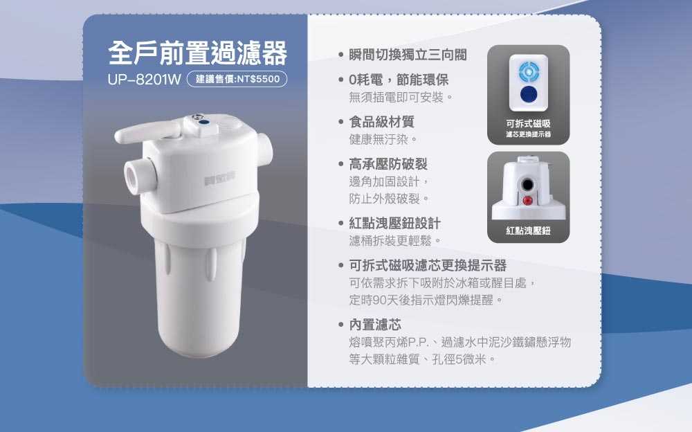 【賀眾牌】全戶反洗過濾器+全戶前置過濾器+全戶智能軟水機+全戶式不鏽鋼淨水器 3T全戶智能軟水四機組