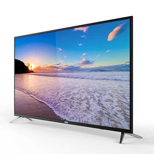 ★送2好禮★美國AOC 50吋4K UHD聯網液晶顯示器+視訊盒LE50U7570