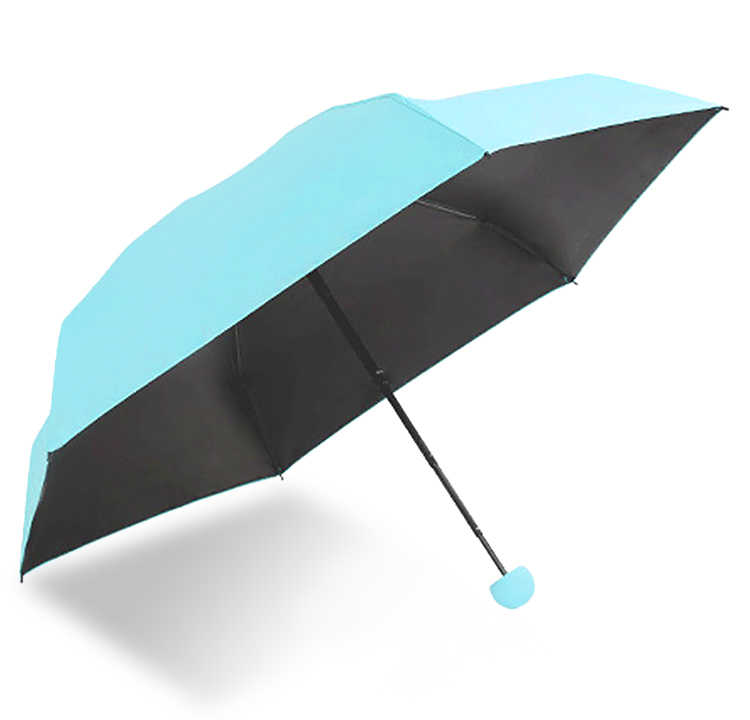 【口袋雨傘】超輕超小、膠囊外殼、迷你、可愛時尚、防UV紫外線、黑膠防UV防熱、晴雨無阻、五折雨傘
