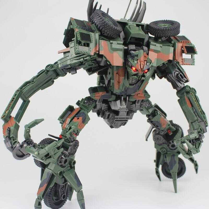 tf梦工厂 god-09g 绿色迷彩涂装版 钢爪 l级 碎骨魔 排雷装甲车 电影