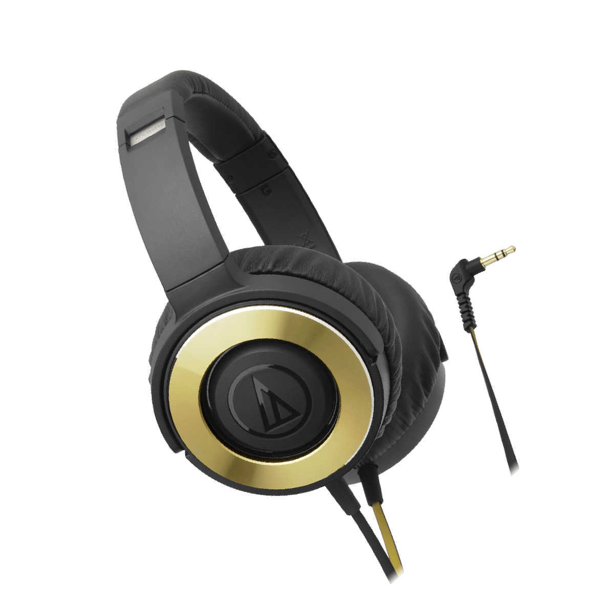 【福利機B組】鐵三角 ATH-WS550 金色 密閉 動圈型 便攜 有線 耳罩式 耳機 | 金曲音響