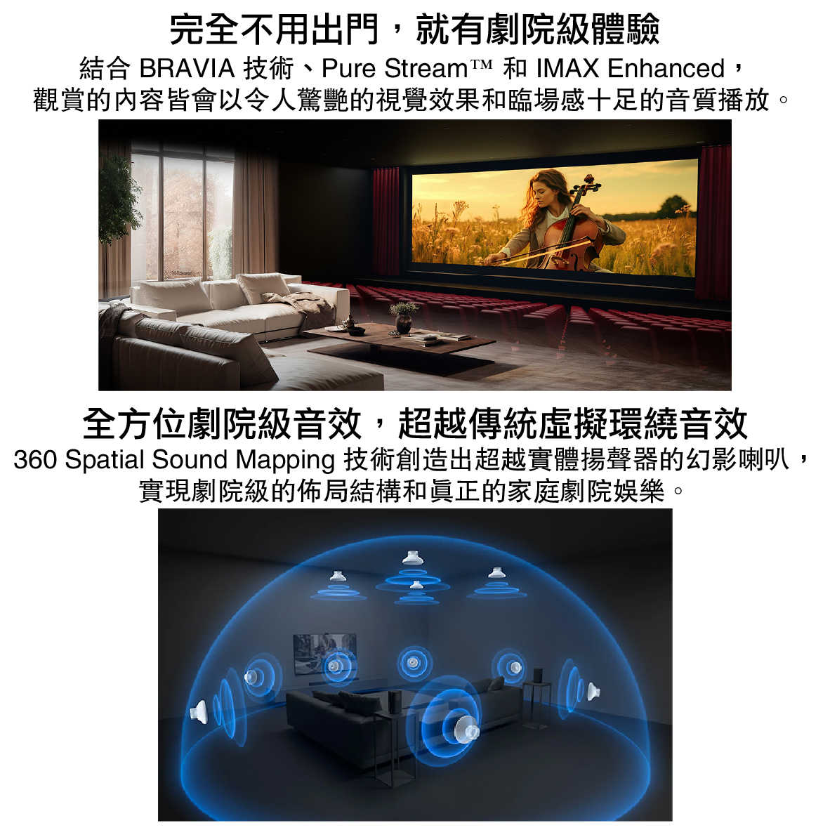 SONY 索尼 Y-65XR50 65吋 串流服務 杜比音訊 LCD 液晶 顯示器 電視 2025 | 金曲音響