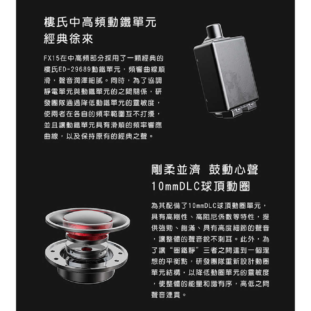  Fiio FX15 一圈一鐵四靜電 可換插頭 可換線 MMCX 純銀線材 入耳式 耳機 | 金曲音響