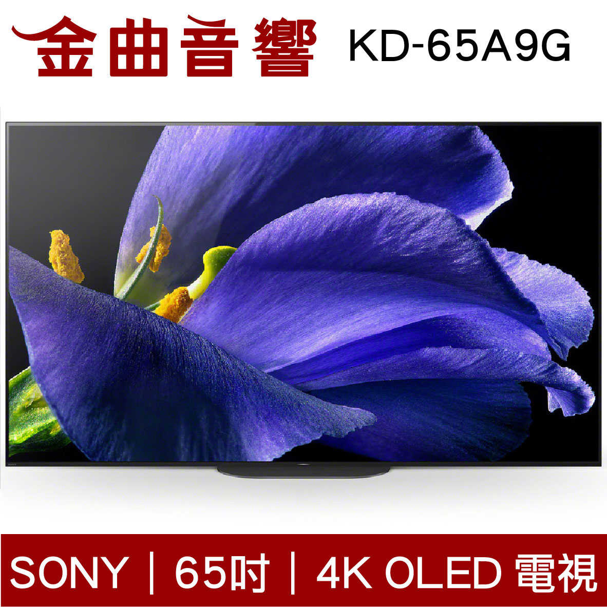 SONY 65吋 KD-65A9G 4K高畫質數位 OLED電視 | 金曲音響