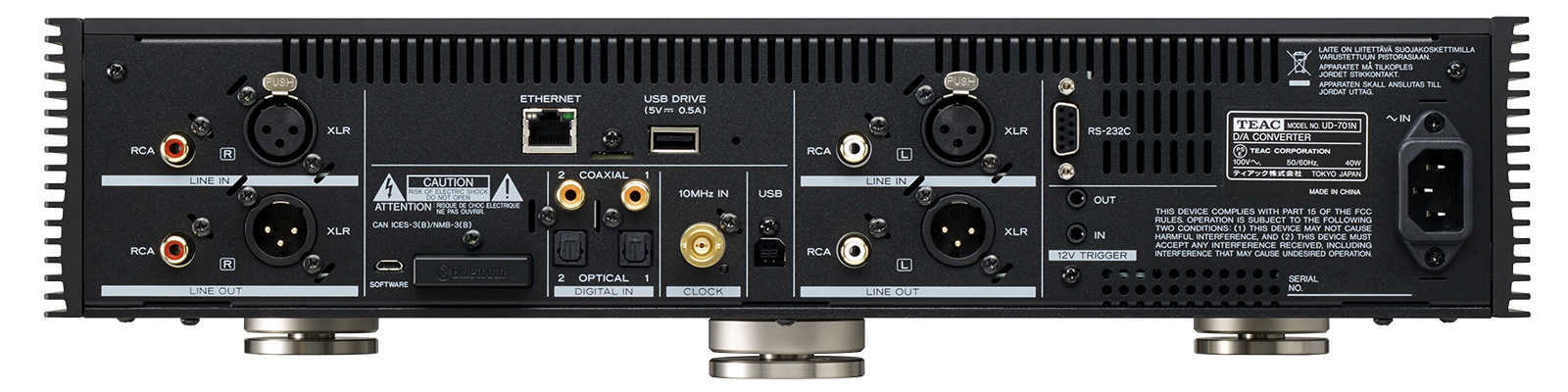 TEAC UD-701N 黑色 USB DAC 網路串流 前級 耳擴 | 金曲音響