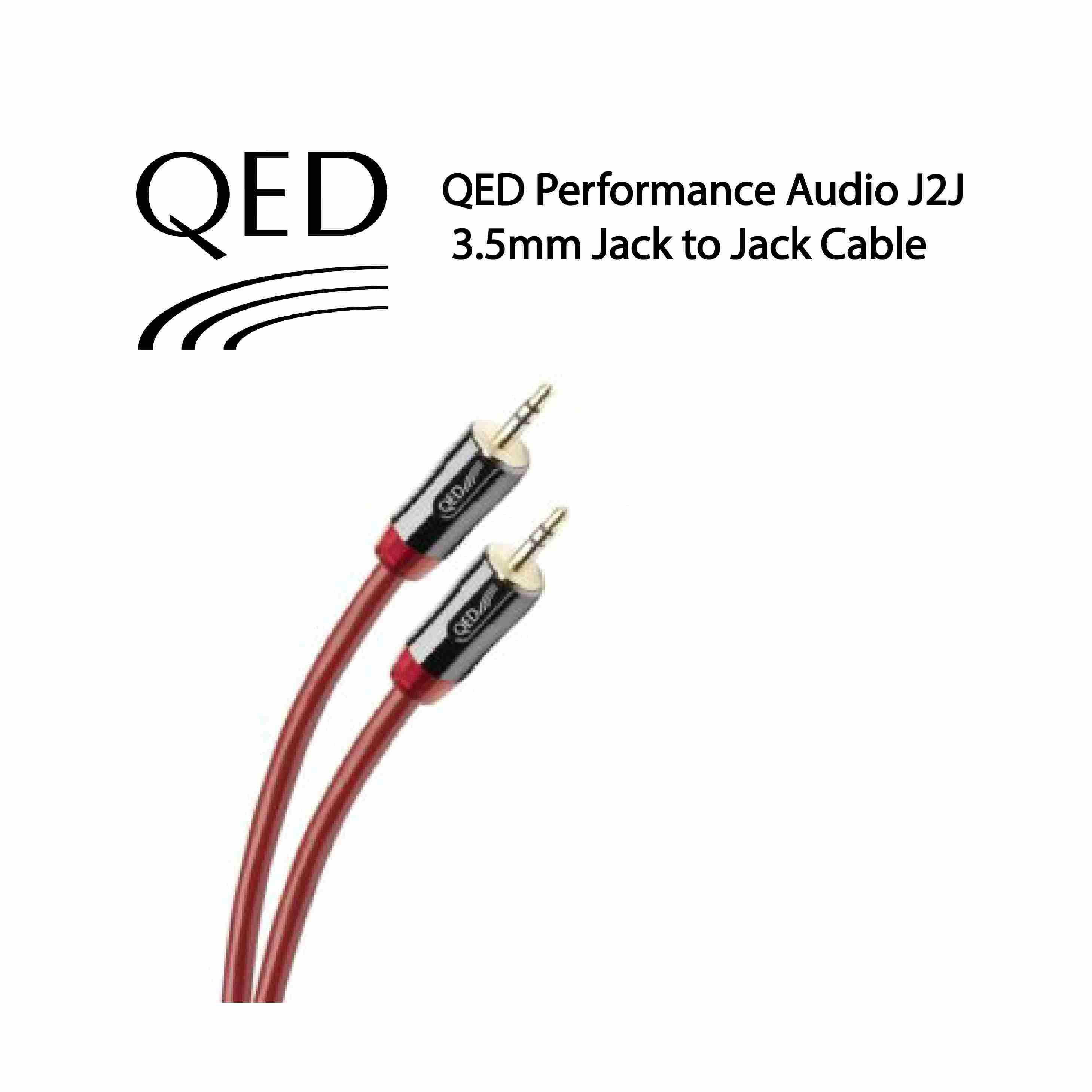 【福利機A組】QED Performance Audio J2J 3米 公對公 3.5mm 立體聲 訊號線 | 金曲音響