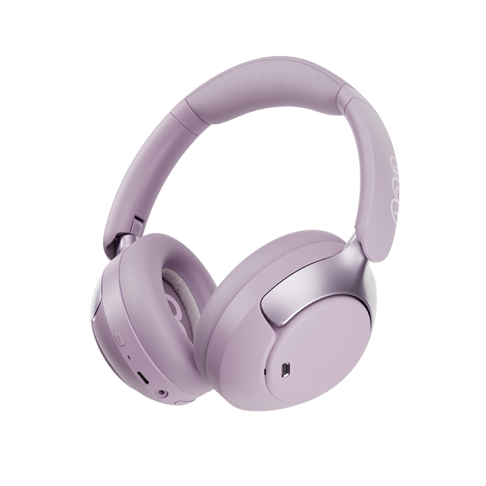 QCY H3 Pro 霧影紫 親膚耳罩 輕巧便攜 Hi-Res LDAC 無線 降噪 藍牙 耳罩式耳機 | 金曲音響
