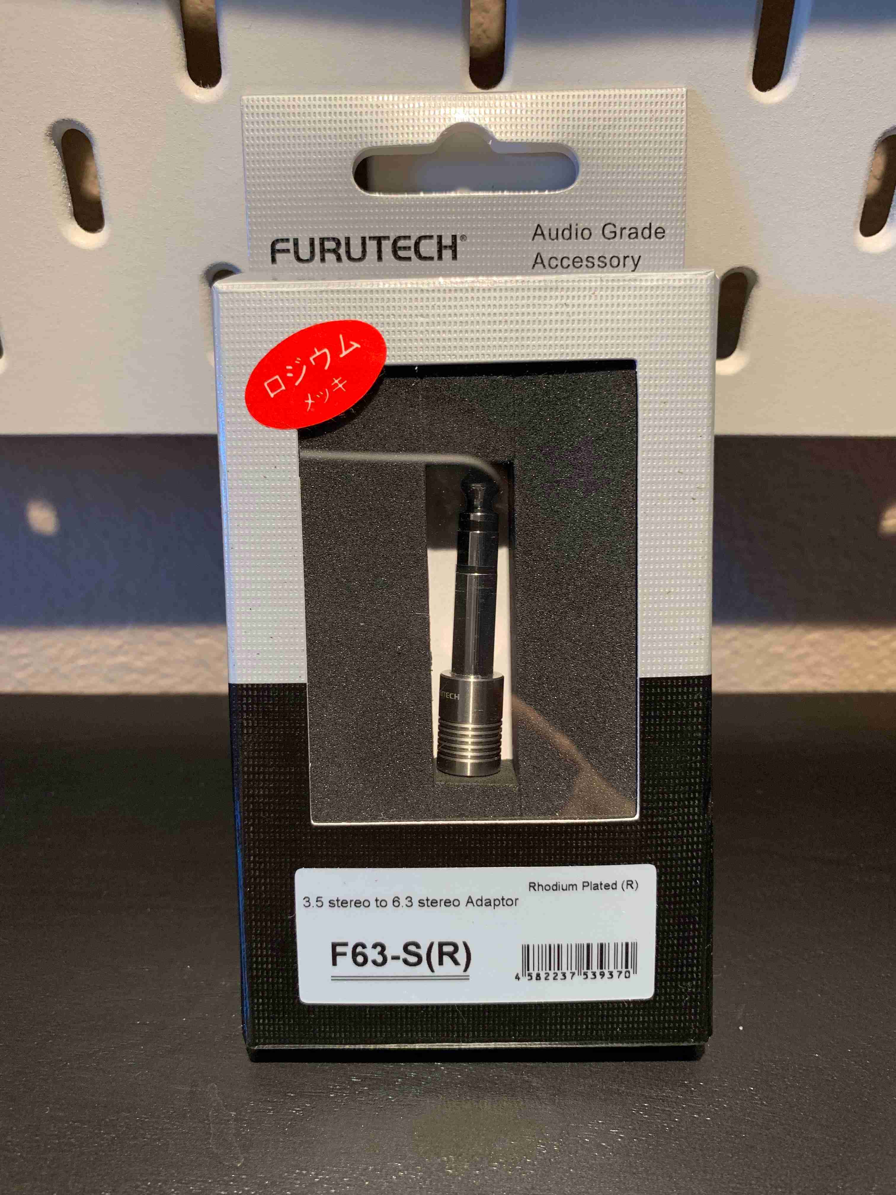 FURUTECH 古河 F63-S(R) 鍍銠 3.5轉6.3 轉接頭 | 金曲音響