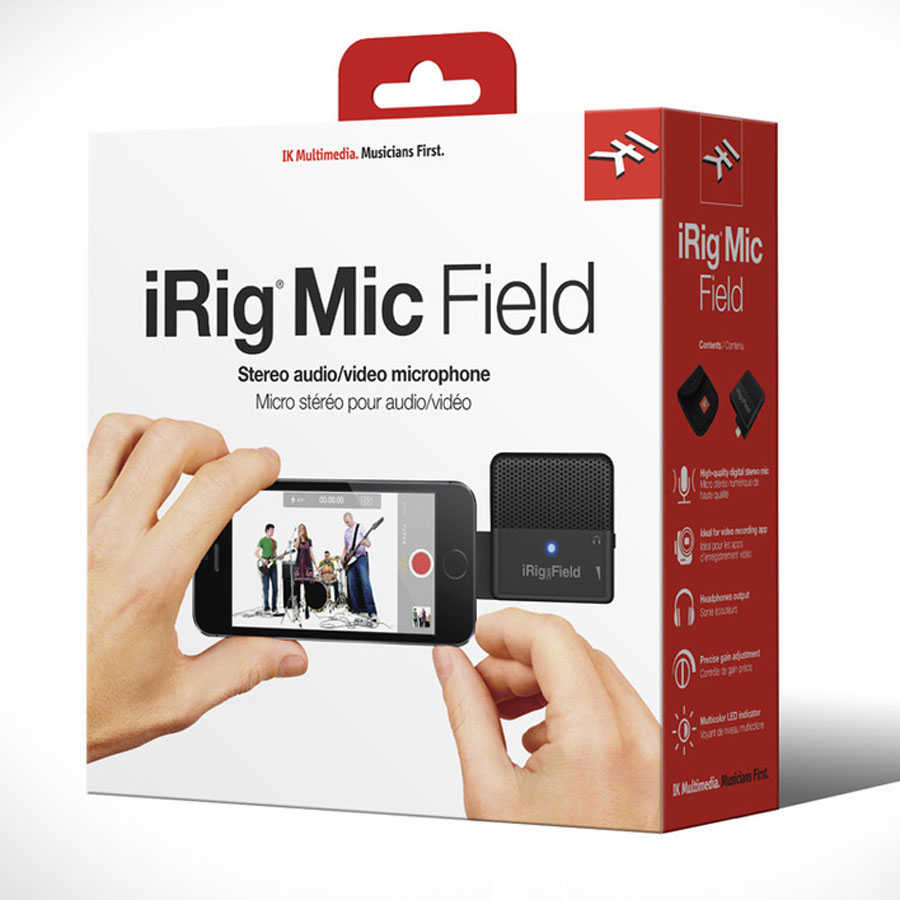 IK Multimedia iRig Mic Field 立體聲 Lightning 錄音 麥克風 | 金曲音響