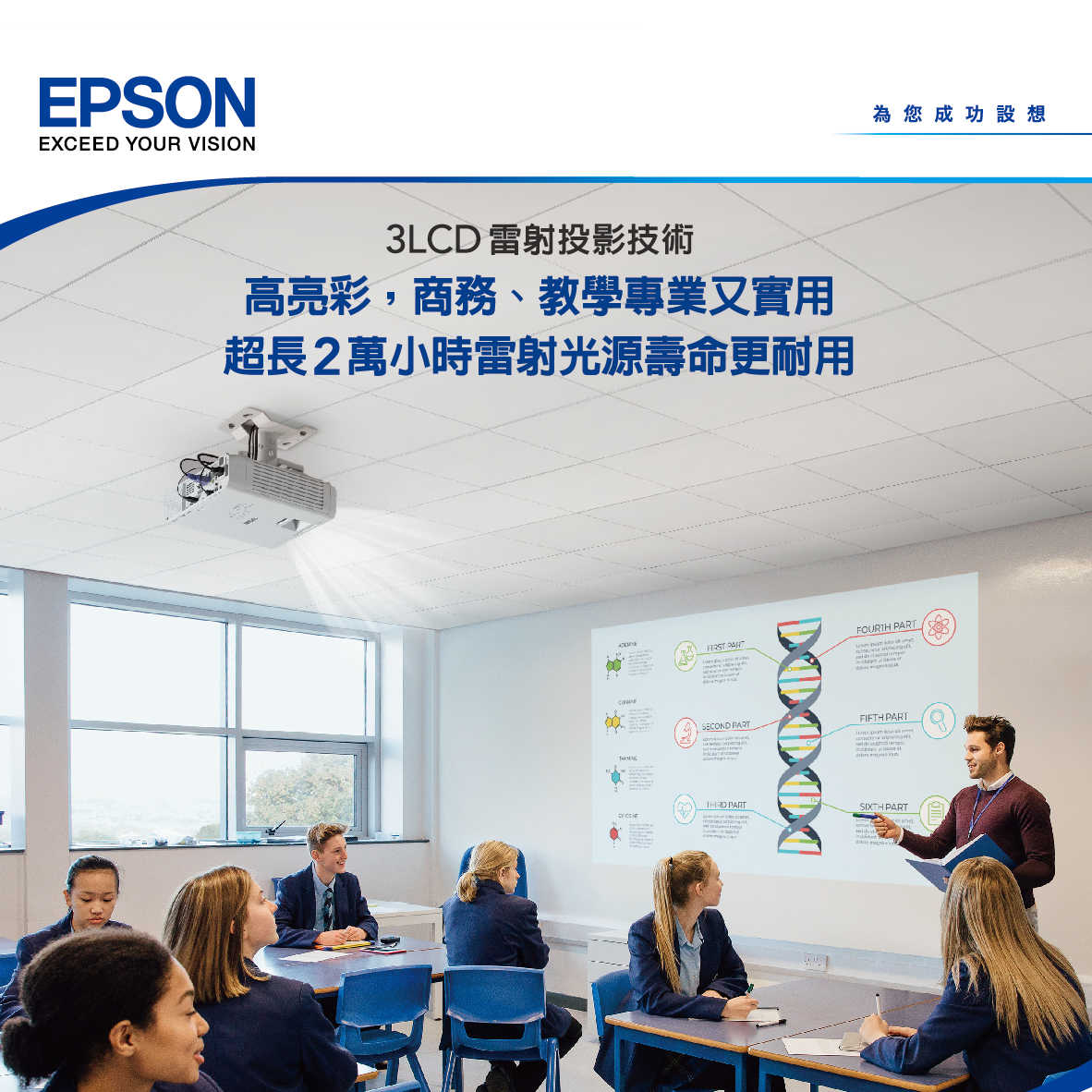 EPSON 愛普生 EB-L630SU 雷射短焦 教學 / 商務 投影機 | 金曲音響