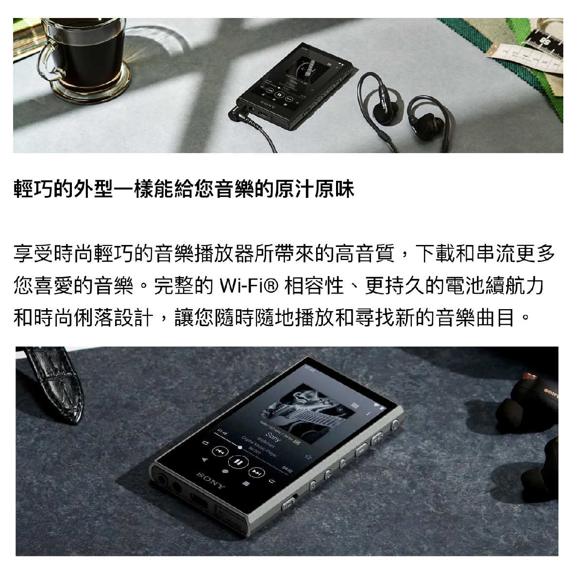 SONY 索尼 黑色 NW-A306 Walkman 32GB 音樂播放器 MP3 隨身聽 | 金曲音響