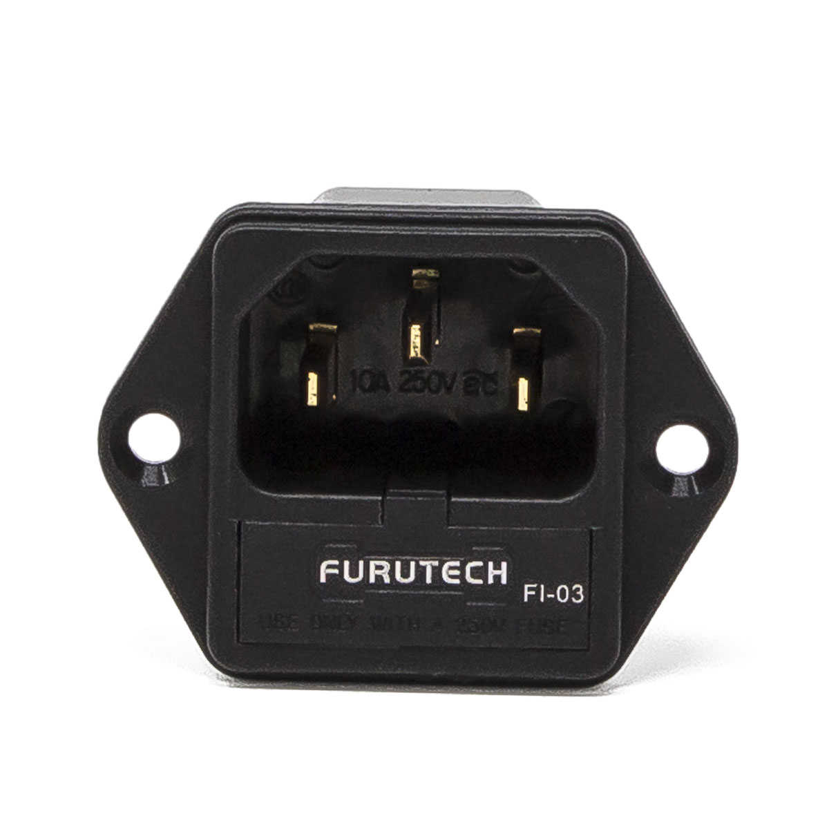 FURUTECH 古河 FI-03(G) 鍍金 保險絲 座型 AC 電源插座 | 金曲音響