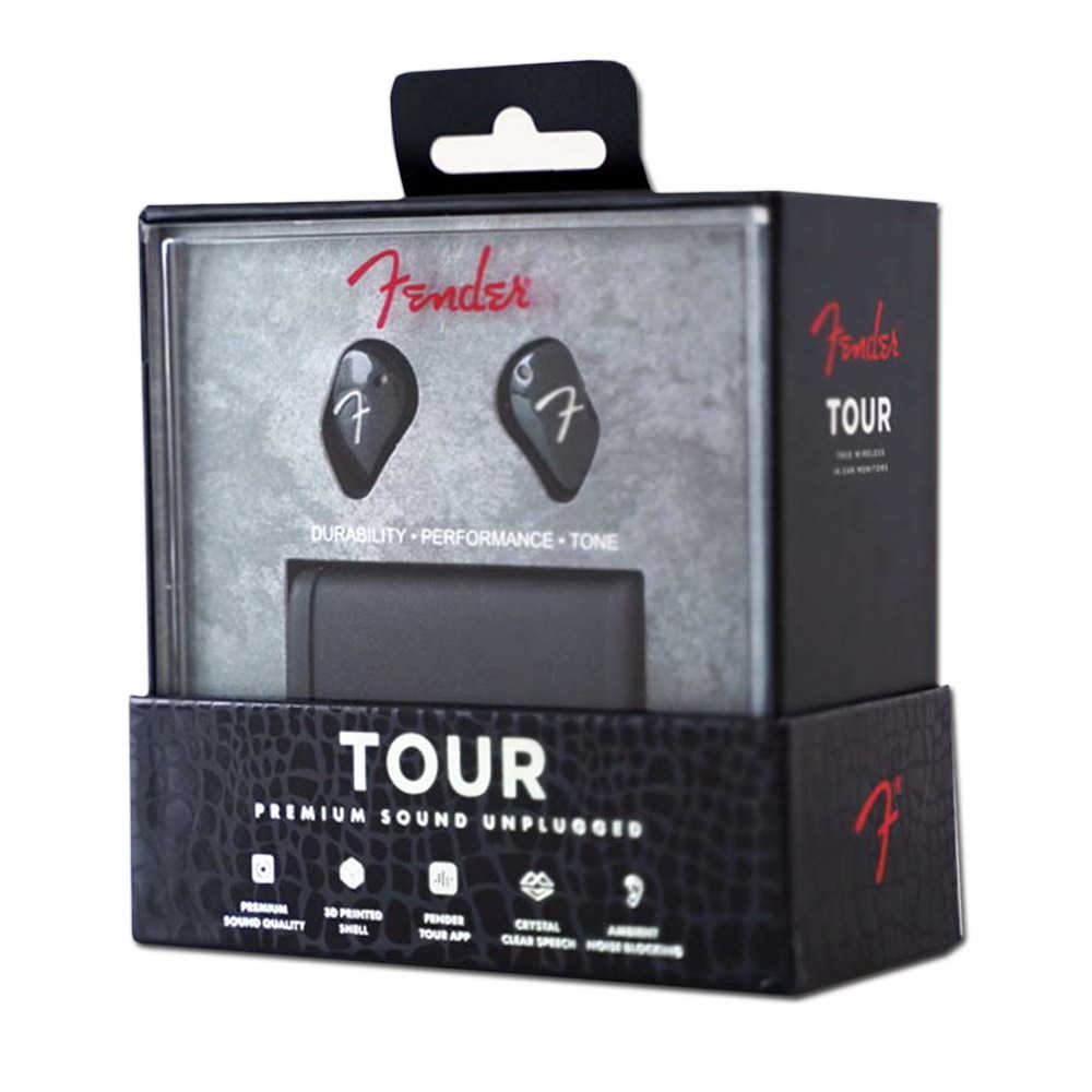 Fender TOUR 紅色 TRUE WIRELESS 全無線 入耳 監聽耳機 | 金曲音響