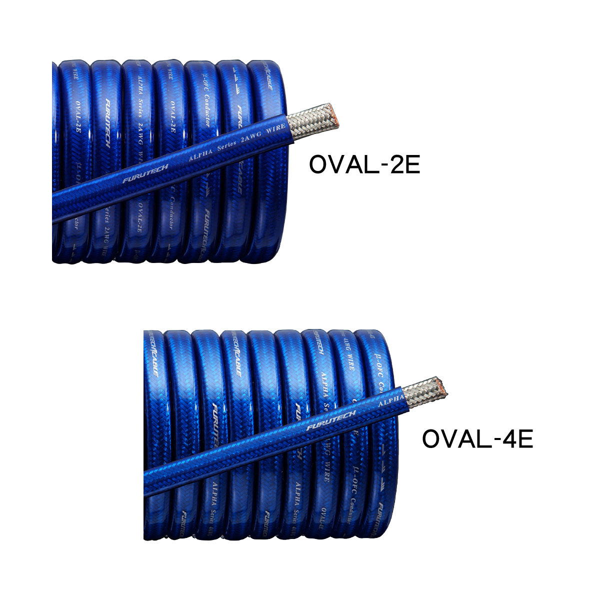 FURUTECH 古河 OVAL-2E OVAL-4E OFC導體 藍色 卷裝 電源線 | 金曲音響