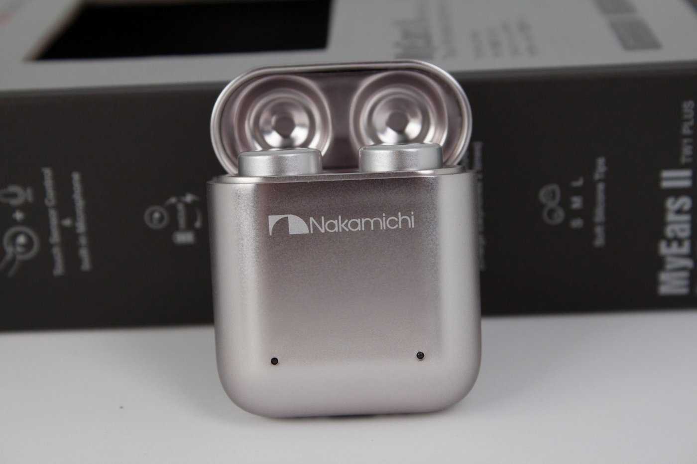 Nakamichi My Ears II 真無線 藍芽耳機 NEP-TW1 Plus 銀 | 金曲音響