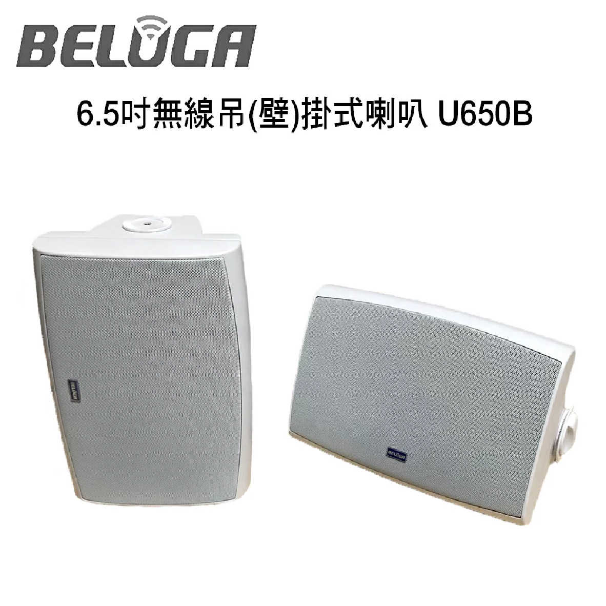 BELUGA 白鯨牌 U650B 無線 壁掛音響 喇叭 2.1重砲組 U650SW TX101 發射主機 | 金曲音響