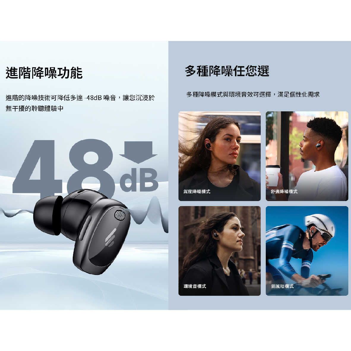 EDIFIER 漫步者 Neodots 入耳偵測 IP55防水 低延遲 主動降噪 真無線 藍牙耳機 | 金曲音響