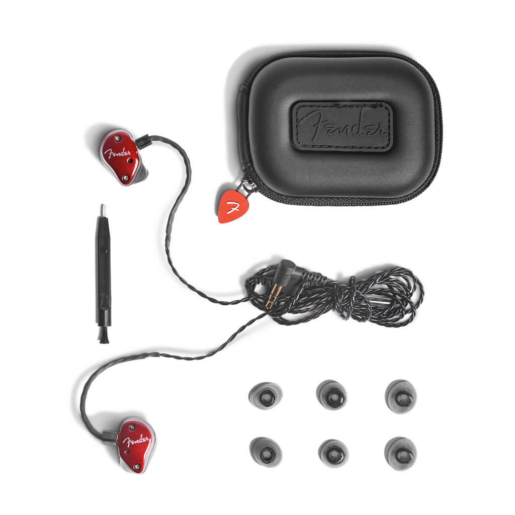 Fender FXA6  IEM 紅色 入耳式 監聽級 耳機 | 金曲音響