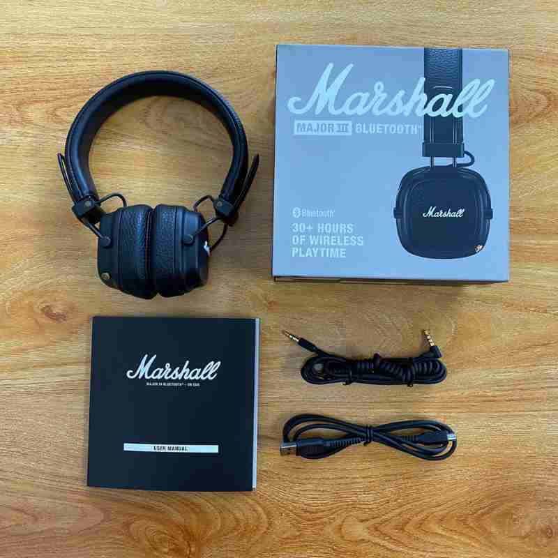 【福利機B組】Marshall Major III BT 三代 無線 藍芽 耳罩式 耳機 | 金曲音響