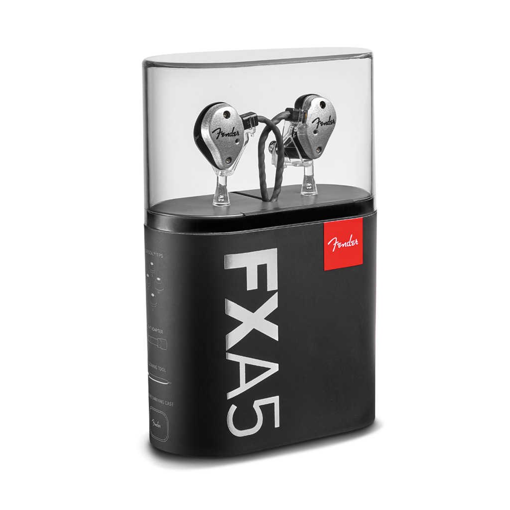 Fender FXA5 IEM 銀色 入耳式監聽耳機 | 金曲音響