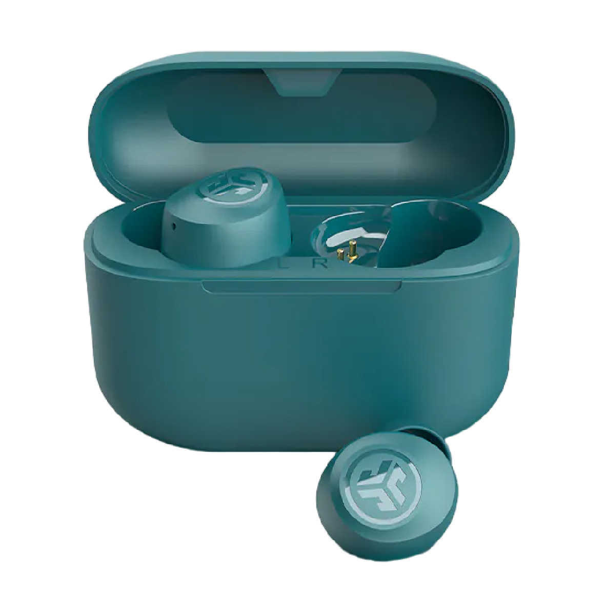 JLab Go POP+ 孔雀綠 通透模式 TYPE-C充電 雙耳連線 語音助理 真無線 藍牙耳機 | 金曲音響