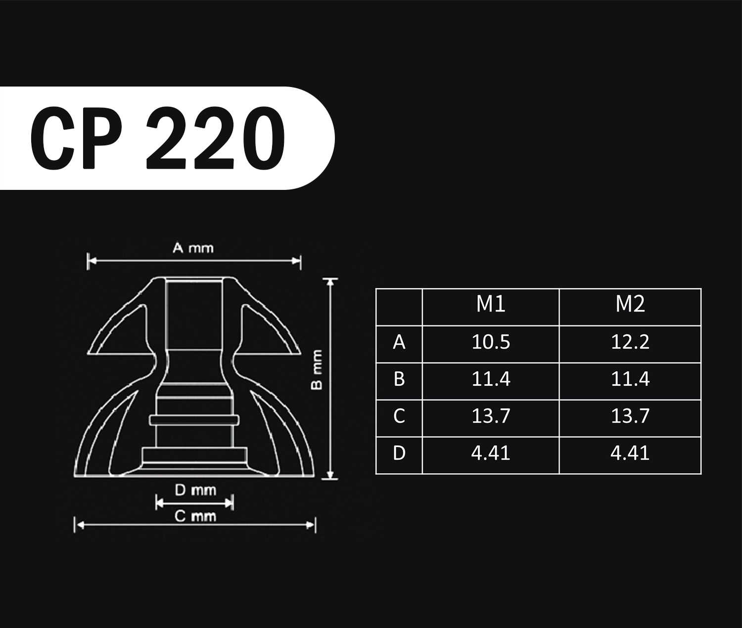 SpinFit 雙節會動的耳塞 粗管耳機可用 CP220 | 金曲音響