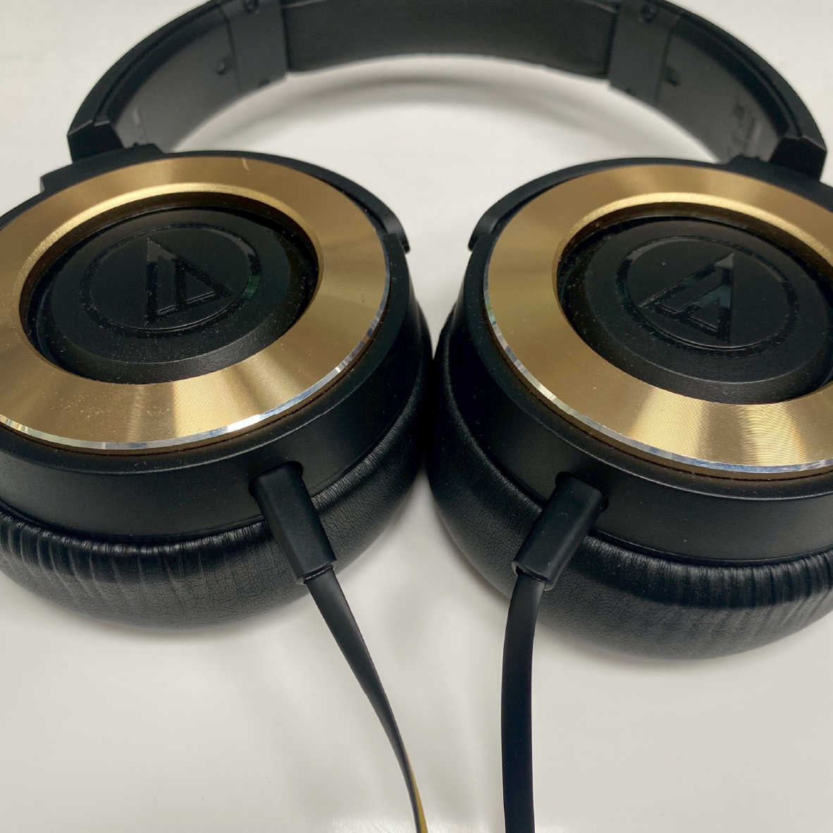 【福利機B組】鐵三角 ATH-WS550 金色 密閉 動圈型 便攜 有線 耳罩式 耳機 | 金曲音響