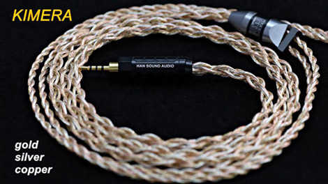 Han Sound 漢聲 Kimera 3.5mm 碳纖維 4蕊 耳機 升級線 | 金曲音響